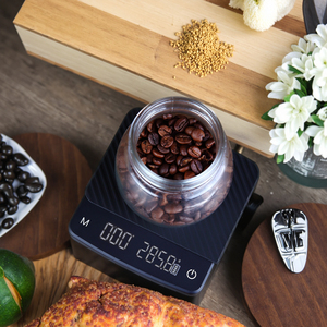 मिनी पोर्टेबल पेशेवर कॉफी स्केल ऑटो परिकशन बैरिस्ता रसोई पैमाने थोक कोरा इलेक्ट्रिक 0.1 जी - Product Image 1
