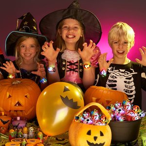 <strong>Halloween</strong> <strong>Party</strong> Favors for Kids LED Light up Bracelet <strong>Halloween</strong> Toys <strong>Halloween</strong> Treats Goody <strong>Bag</strong> Flashing Candy Gift <strong>Bag</strong> <strong>Fillers</strong> - Product Image 3