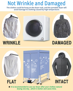 Colgador de ropa de aire caliente más barato, plancha de techo, otra Mini máquina portátil compacta, secadoras de ropa eléctricas - Product Image 4