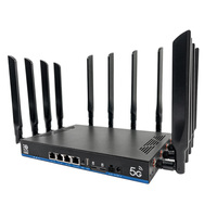 ZBT Industrial WiFi7 Tri-Band 2.4GHz 5.2GHz 5.8GHz 6GHz Routeur avec VPN Firewall QoS Emplacement pour carte SIM Modules X72/X75
