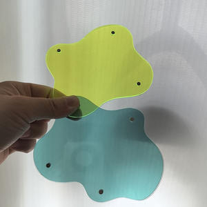 Marcos DE FOTOS <span class=keywords><strong>Polaroid</strong></span> abstractos, pequeño marco de fotos magnético acrílico, imán de nevera de acrílico de neón, marco de fotos colorido 5*7 - Product Image 5