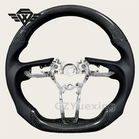 Roda kemudi kustom serat karbon untuk Mazda 3 CX-30 CX5 CX90 Atz CX8 CX7 roda kemudi mobil