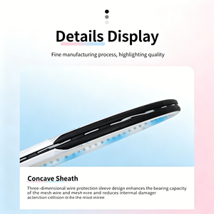 Raqueta de Tenis Profesional de Fibra de Carbono con Sistema de Control Estable y Cabeza Midplus para Jugadores de Torneos de Élite, Partidos al Aire Libre - Product Image 3