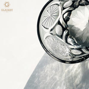 Verre à shot miniature <span class=keywords><strong>japonais</strong></span> Edo Kiriko en cristal gris, fait main, pour le <span class=keywords><strong>whisky</strong></span>, le vin et l'eau - Product Image 6