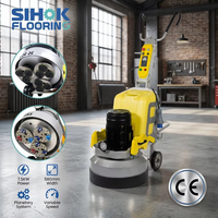 Ponceuse planétaire portée Sihok 220V 380V 7.5KW 580mm pour préparation de sols en béton d'entrepôt CE