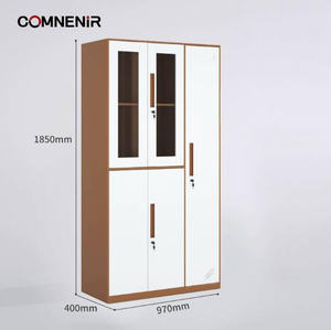 Lemari Arsip Besi Modern yang Ramping, Penyimpanan Lateral Elektrik dengan Laci - Perabot Kantor untuk Penyimpanan Dokumen Peta - Product Image 3