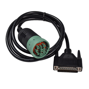 Enchufe hembra eléctrico de 9 pines automotriz resistente al agua a arnés de cables de conector macho para coche, autobús, SUV, camión, remolque, RV - Product Image 1