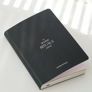 Logo Design Custom Printing Black Softcover Soft PU Leather Cover <strong>Notebook</strong> <strong>Journals</strong> - Product Image 6