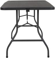 Tables pliantes rectangulaires en plastique au design moderne, faciles à transporter, légères, pour le camping, les repas en plein air, le salon et l'hôtel.