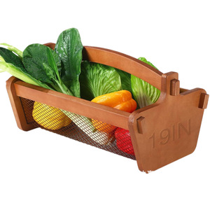 Wooden Flower Box With Mesh Base For Balcony Garden <b>Planting</b> Outdoor Decor - Product Image 5