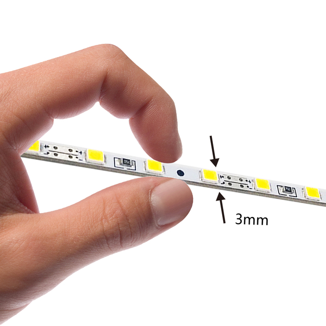 LED Strip Lights Bar DC12V Smd2835 3mm Rigid Strips72LEDS Hard Article Lamp