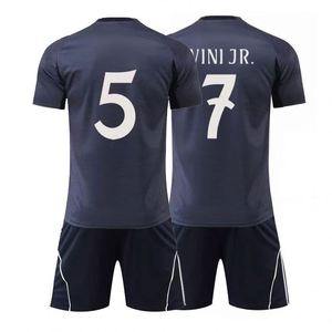 Camiseta de Fútbol del Madrid para Verano, Edición Visitante, Manga Corta, Secado Rápido, Transpirable, Nueva Temporada 25/26, Competiciones de Clubes Europeos - Product Image 1