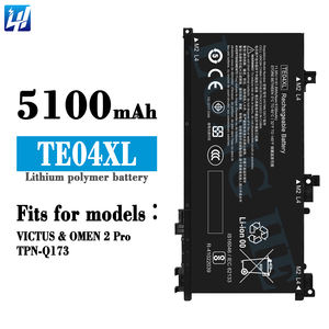 Baterai Laptop TE04XL asli baru 5100mAh kapasitas tinggi untuk HP Night Elf/Omen Victus Pro 2/TPN-Q173 - Product Image 2