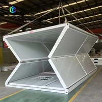 Maison pliante de luxe pour le glamping en plein air, conteneur imperméable et isolé, design moderne, hôtel, complexe hôtelier, location Airbnb