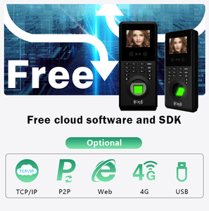 Ebkn độc lập nhận dạng khuôn mặt tham dự kiểm soát truy cập Thời gian ghi âm hệ thống kiểm soát truy cập cửa - Product Image 4