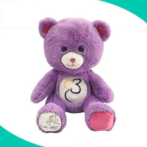 10 ''peluche profumato alla lavanda carino <span class=keywords><strong>orsacchiotto</strong></span> <span class=keywords><strong>viola</strong></span> personalizzato - Product Image 1