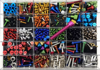Toptan özel 6061 6063 7075 altıgen renk alüminyum M3 M5 M6 M7 M20 pembe kırmızı altın cıvata seti anodize alüminyum cıvata renk