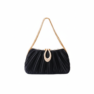 กระเป๋าคลัทช์อะคริลิคสีอำพันสำหรับผู้หญิง เหมาะสำหรับงานแต่งงานและงานปาร์ตี้ กระเป๋าถือหรูหราประดับด้วยไข่มุก - Product Image 1