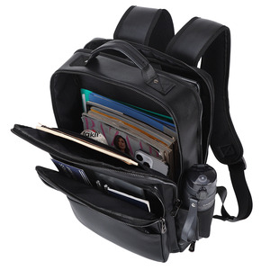 <span class=keywords><strong>Mochila</strong></span> de Cuero Genuino de Vaca para <span class=keywords><strong>Hombre</strong></span> para Portátil y Escuela en <span class=keywords><strong>Piel</strong></span> de Plena Flor - Product Image 4