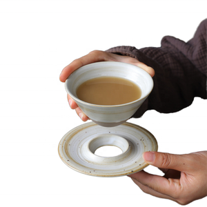 Tasse en céramique rétro populaire Design moderne tasse de soucoupe volante tasse à café créative en grès transfrontalier - Product Image 6