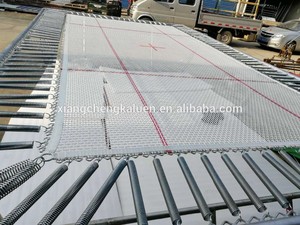 Trampolín Europeo de Alta Elasticidad, Trampolín Profesional para Adultos y Niños, <span class=keywords><strong>Cama</strong></span> Elástica Resistente de 213x426cm con Malla - Product Image 2
