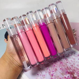 Vegan High Pigment Hydrating Long-Lasting Waterproof Liquid Cream <b>Lip</b> <b>Gloss</b> Private Label Custom Logo 6ml Regular Size Bulk - Product Image 1