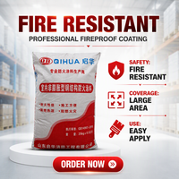 Revêtement ignifuge non-intumescent pour l'intérieur, peinture ignifuge pour structure en acier, protection passive contre le feu, 25 kg/sac