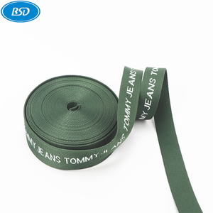 Biểu tượng tùy chỉnh Jacquard vải đàn hồi dệt Polyester dây với PP Polypropylene băng sọc thiết kế trong màu trắng và đen 5 mét - Product Image 4