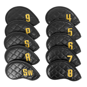 Juego de fundas de lujo para palos de golf, de cuero premium, para hombres - Product Image 1