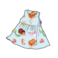 Nouveau-né et enfant en bas âge fille robe à imprimé fleuri pour le printemps infantile bébé fille robes de mode pour l'été