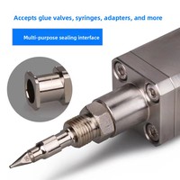 Aiguille de distribution de type split haute précision en acier inoxydable Musashi, buse de seringue légère, sans alimentation électrique, garantie 3 mois