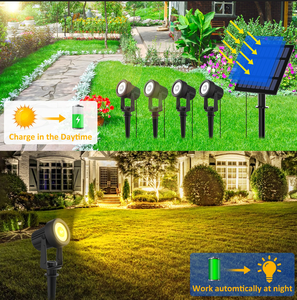 Projecteur solaire LED extérieur 3000K/6000K/RGB, éclairage de jardin, IP65 étanche, alimentation murale, FX-SOSG017, lumière solaire LED FX-SOSG017 - Product Image 3