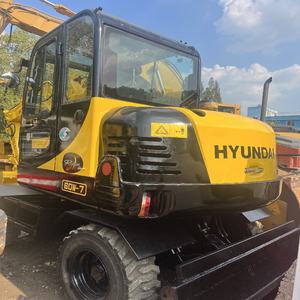 99% รถขุดฮุนไดฮุนได60W 6ตันมือสองที่มีประสิทธิภาพใหม่เหมาะสำหรับงานก่อสร้าง - Product Image 1