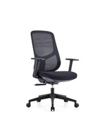 Chaise de bureau exécutive en maille JOHOOFURNITURE, dossier haut, blanche, hauteur réglable, OEM ODM pour réception d'hôtel, confortable et durable