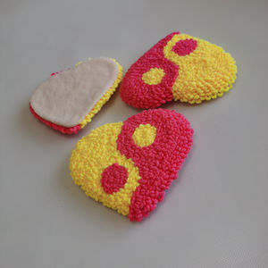 Lindos últimos regalos de novedad Feng Shui Gossip Patten artesanía taza alfombra posavasos hecho a mano punzón aguja posavasos - Product Image 3