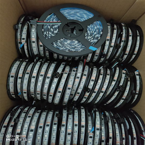 Ws2811 pixels 12V Dải 60LEDs/m <span class=keywords><strong>SPI</strong></span> <span class=keywords><strong>RGB</strong></span> IC đầy đủ màu sắc <span class=keywords><strong>LED</strong></span> 2811 ánh sáng địa chỉ đen PCB linh hoạt kỹ thuật số <span class=keywords><strong>LED</strong></span> <span class=keywords><strong>Pixel</strong></span> Strip - Product Image 5