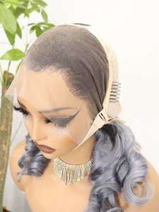 Perruque en gros à ondulations souples et volumineuses |   Longueur moyenne sur dentelle HD transparente 13x4 |   Cheveux humains Remy de qualité 12A - Product Image 6