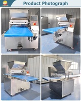 Machine automatique commerciale pour muffins et cupcakes, avec remplisseur de pâte et déposeur de mélange à gâteau