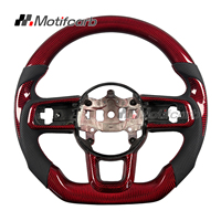 Volant personnalisé en fibre de carbone rouge pour l'amélioration de l'intérieur de voiture Jeep Wrangler JL Rubicon 4x4 Gladiator JT 2018-2026