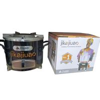 Réchaud à bois portable en acier inoxydable - Cuisinière de camping sans fumée pour la cuisson en plein air et le barbecue