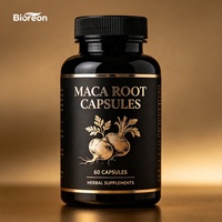 Capsules de Maca non-OGM, articles transformés dérivés de racines, mélange de plusieurs racines de Maca brutes, spécifications personnalisées, grand stock, produits commerciaux