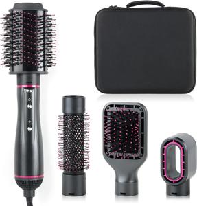 Cepillo Secador de Pelo 6 en 1, Caja de Regalo, Estilizador Eléctrico Multifunción, Peine de Aire Caliente Compacto y Portátil - Product Image 1