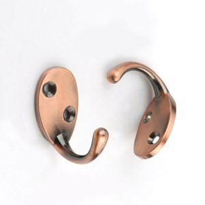 Zinc Alloy Egg Shaped Coat Hook Wall Mounted Minimalist Design Anti Corrosion For Bathroom Wardrobe Walk In Closet - Product Image 3