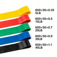Resistance Loop Band Mini Loop Band Hip Circle Band Booty Band Glute Band Yoga Resistance Band Set Bahan Lateks Ringan Sedang