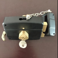 Chine Fabricant Laiton cylindre jante serrure de porte antivol Amérique du Sud 540 Nuit Loquet Jante Serrure de porte