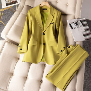 Blazer Femme Womans <span class=keywords><strong>Suite</strong></span> Formal Office Wear Elegante traje de mujer Abrigo de lujo para damas - Product Image 2