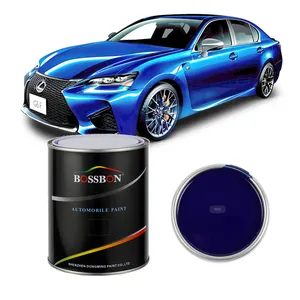 Acrylic Car Paint Manufacturer Refinish PU Paint Good Covering 1K Silver Metallic 2K Car Paint Repair Mixing System