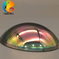 Kubah Optik Presisi Khusus, Kubah Safir Fused Silica BK7 ZnSe dengan Lapisan untuk UAV, Pencitraan Termal IR & Optik Bawah Air