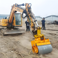 Vibrateur de sol pour excavatrice, compacteur à plaques hydraulique pour machines d'excavation, compatible avec toutes sortes d'excavatrices