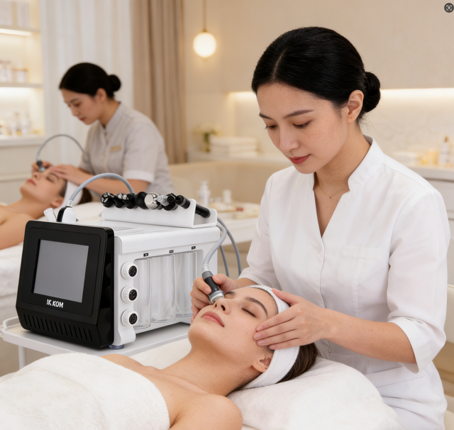 8 in 1 Hydro Beauty  Facial Machine Professional Hydro Dermabrasion Facial Device for Deep Cleansing Hydration & Anti-Aging